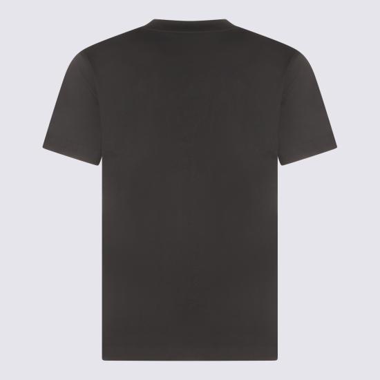 26SS 버버리 EKD 자수 코튼 티셔츠 8121702 A1189 Black - BURBERRY
