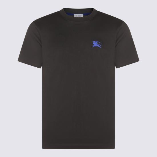 26SS 버버리 EKD 자수 코튼 티셔츠 8121702 A1189 Black