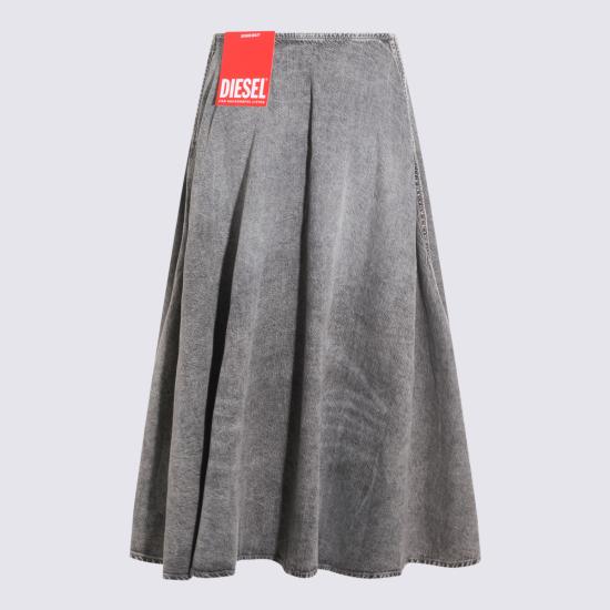 26SS 디젤 DE-ANNIE-S2 롱 스커트 A20224 068UM02 Grey - DIESEL