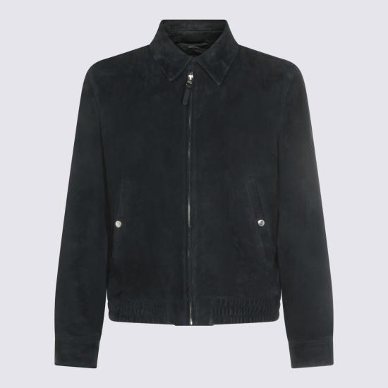 26SS 맥케이지 가죽 자켓 GIOVANNI SUC0403 Navy