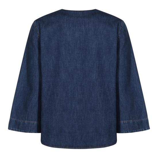 26SS 발렌티노 가라바니 데님 셔츠 8B3DB03L 9YA558 MEDIUM BLUE - VALENTINO GARAVANI