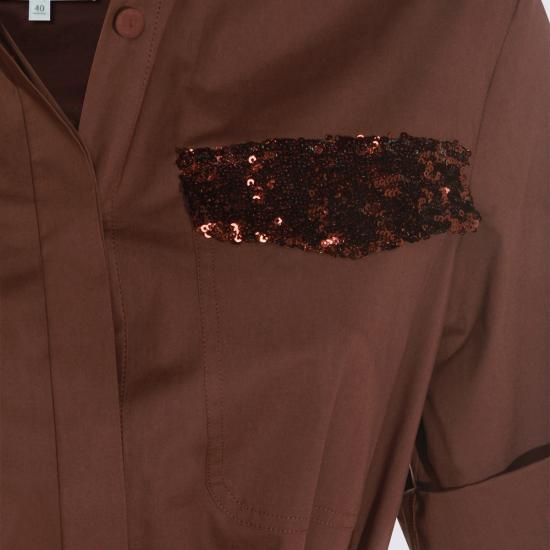 26SS 안토넬리 피렌체 롱 원피스 Q6649 4115242 Brown - ANTONELLI FIRENZE