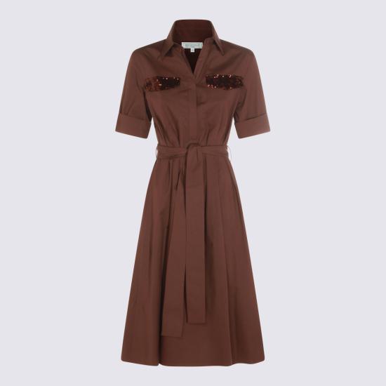 26SS 안토넬리 피렌체 롱 원피스 Q6649 4115242 Brown