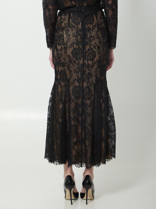 26FW 셀프 포트레이트 롱 스커트 PF26032MSK B BLACK - SELF PORTRAIT