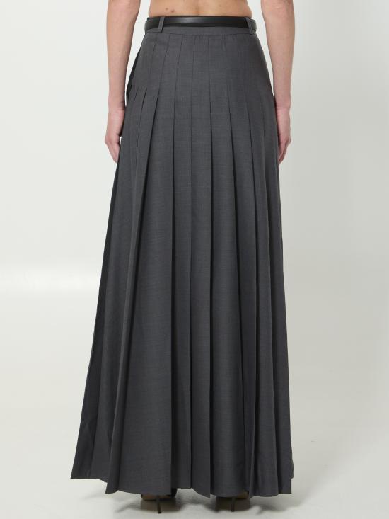 26FW 셀프 포트레이트 롱 스커트 PF26137XSK GR GREY - SELF PORTRAIT