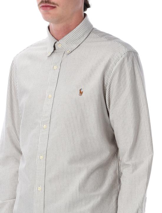 26FW 폴로 랄프로렌 긴팔 셔츠 710953704 503 WHITE BROWN - POLO RALPH LAUREN