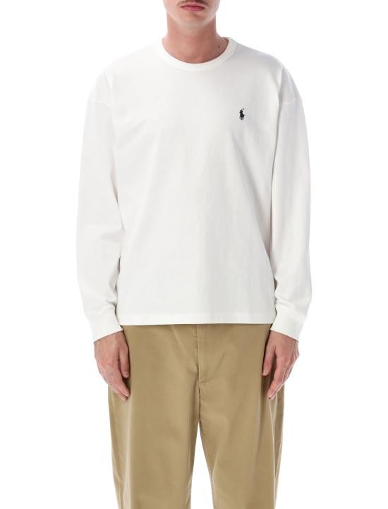 26FW 폴로 랄프로렌 긴팔 티셔츠 710B18909 002 WHITE
