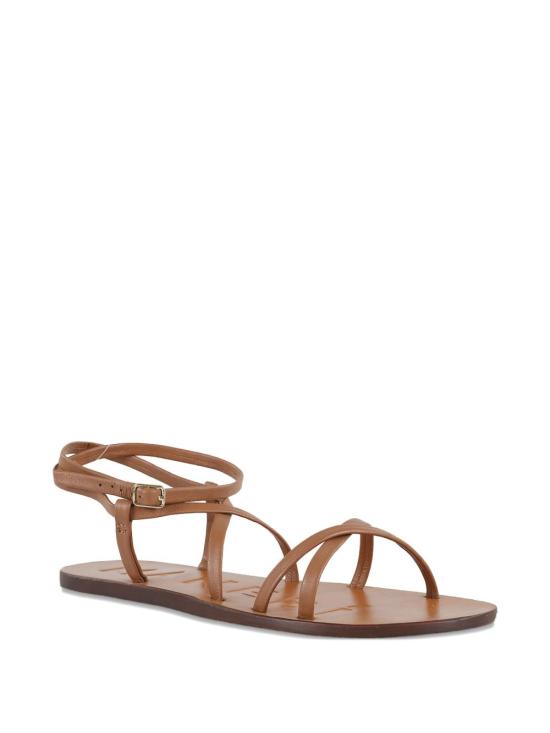 26SS 마네비 샌들 Q27Y0TAN LEATHER BROWN - MANEBI