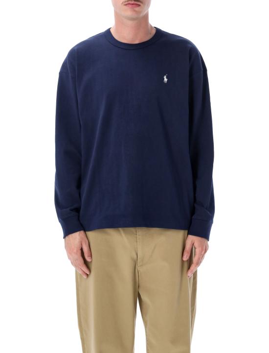 26FW 폴로 랄프로렌 긴팔 티셔츠 710B18909 003 NAVY
