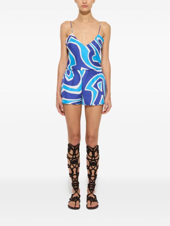 26SS 에밀리오푸치 숏팬츠 6HRU256H741037 CLEAR BLUE - EMILIO PUCCI