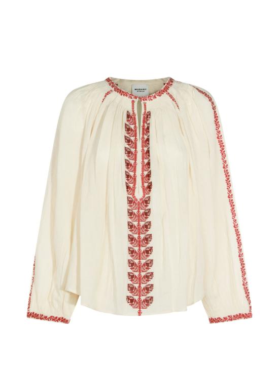 26SS 이자벨마랑 블라우스 HT0841FAD1J16E BERD BEIGE RED