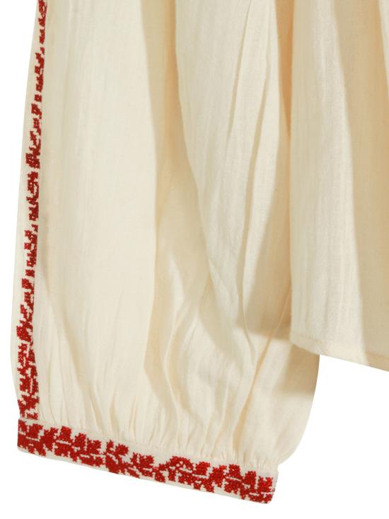 26SS 이자벨마랑 블라우스 HT0841FAD1J16E BERD BEIGE RED - ISABEL MARANT