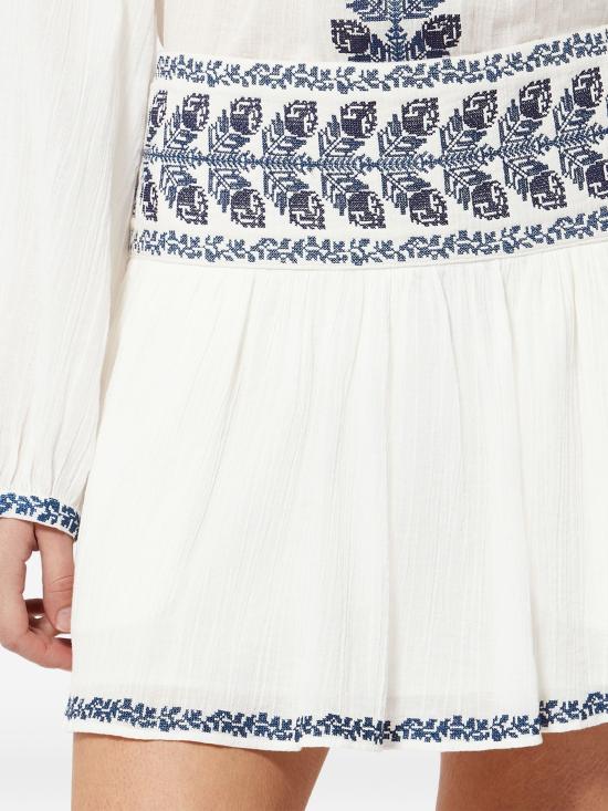 26SS 이자벨마랑 숏 스커트 JU0160FBD1J16E ECBU ECRU BLUE - ISABEL MARANT