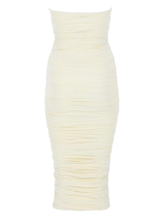 26SS 라 레베체 미디 원피스 MIREYALONGDRESS IVORYRED - LA REVECHE