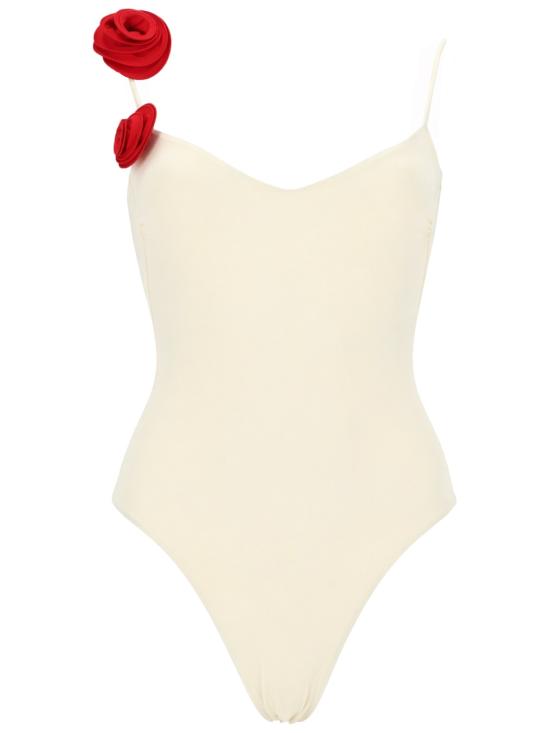 26SS 라 레베체 원피스 수영복 ASHARONEPIECE IVORYRED