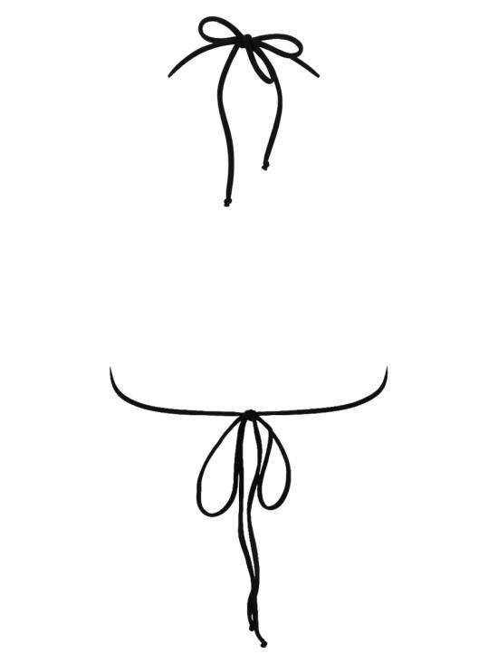 26SS 라 레베체 비키니 수영복 ASHARBIKINITOP BLACKIVORY - LA REVECHE