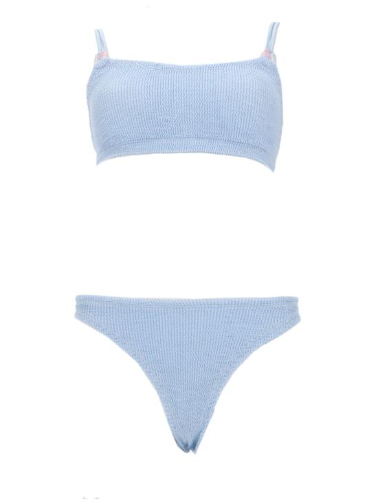 26SS 훈자 지 비키니 수영복 BCASSIEBDD METALLICICEBLUE BABY BLUE