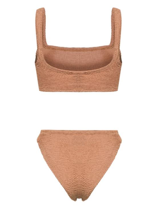 26SS 훈자 지 비키니 수영복 BXANDRACR METALLICCOCOA BROWN - HUNZA G