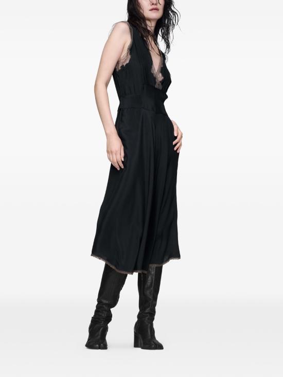 26SS 마르지엘라 미디 원피스 S51DD0058M35798 900 BLACK - MAISON MARGIELA