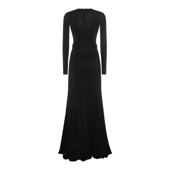 26SS 엘리자베타프랜치 롱 원피스 ABR5462E2 110 NERO - ELISABETTA FRANCHI