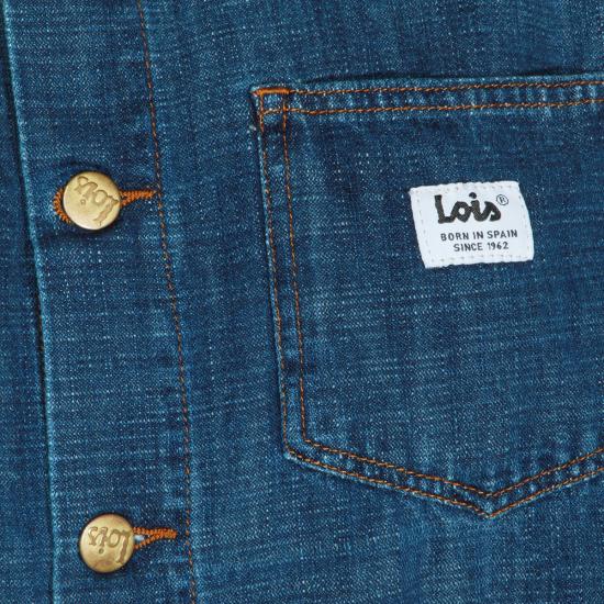 26SS 로이스 데님 자켓 3515 7917LINEN CROSS STONE - LOIS
