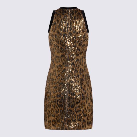 26SS 로베르토 카발리 미디 원피스 WKT170 VXQ7100504 NATURAL - ROBERTO CAVALLI