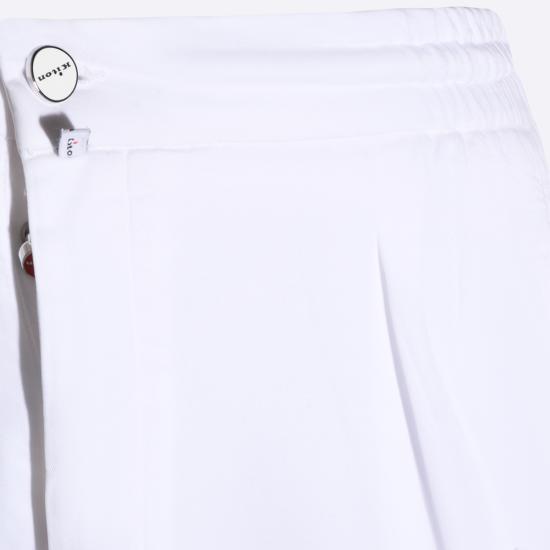 26SS 키톤 스트레이트 팬츠 UP1LAC K0606H02 White - KITON