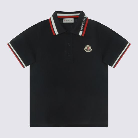 26SS [키즈] 몽클레어 폴로 셔츠 L19548A00012 8496W778 Navy