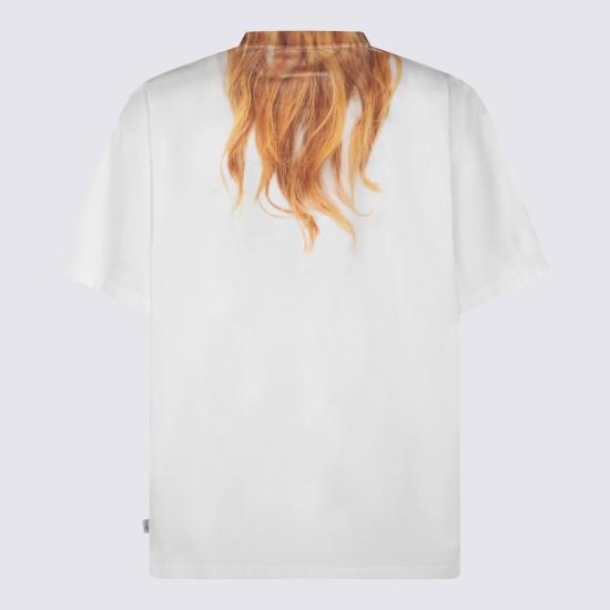 26SS MM6 메종마르지엘라 패턴 크루넥 티셔츠 S52GC0361 M20048101 White - MM6 MAISON MARGIELA