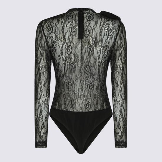 26SS 니사 바디수트 티셔츠 BODY16528 BLACK - NISSA