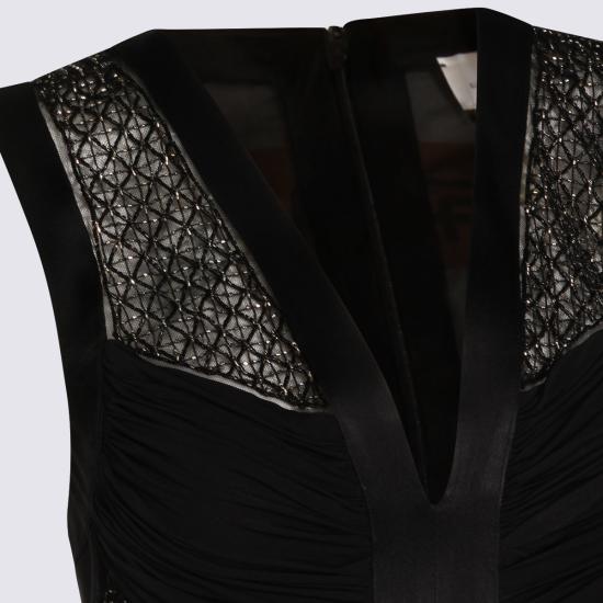 26SS 엘리자베타프랜치 미디 원피스 ABR4362E2 110 Nero - ELISABETTA FRANCHI