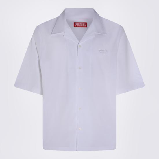 26SS 디젤 반팔 셔츠 A20473 0GSBH100 White