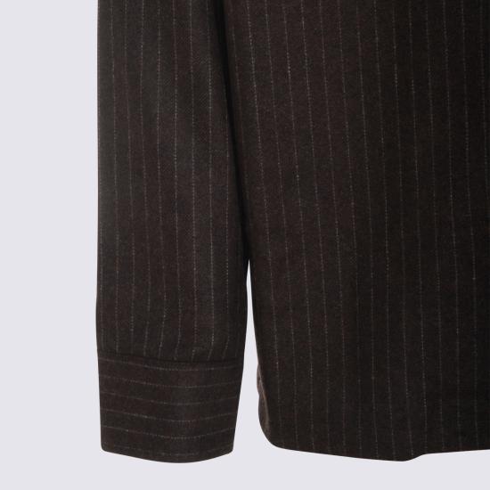 25FW 엔엔07 긴팔 셔츠 2560000186 780 BROWN STRIPE - NN07
