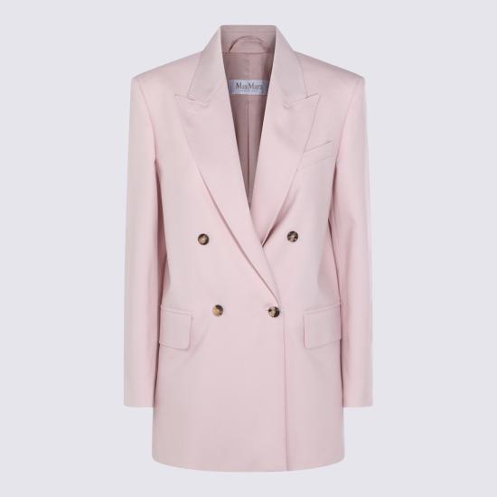 26SS 막스마라 MXMOMBROSA 옴브로사 버진울 자켓 2611041171600 10267022 BEIGE ROSA