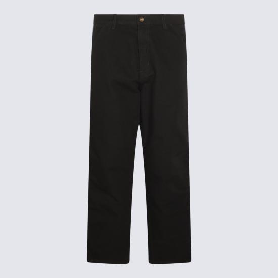 26FW 칼하트 WIP 디어본 캔버스 싱글 니 팬츠 I031497 8902 Black