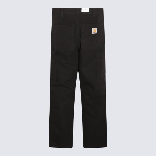 26FW 칼하트 WIP 디어본 캔버스 싱글 니 팬츠 I031497 8902 Black - CARHARTT WIP