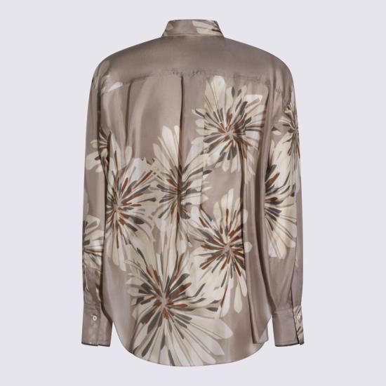 26SS 브루넬로 쿠치넬리 블라우스 MQ967RH206 C009 KAKY - BRUNELLO CUCINELLI