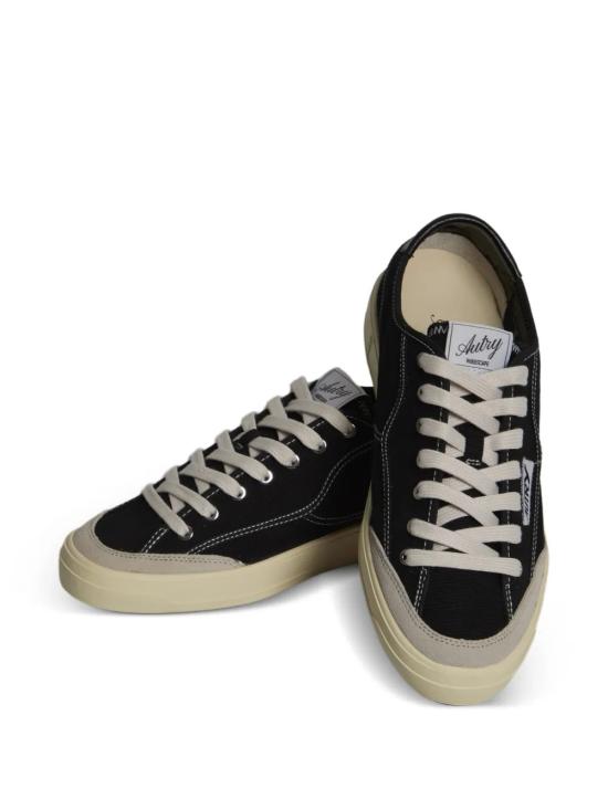 26SS 오트리 WINDSCAPE 로우 스니커즈 캔버스 SCLM CU01 Black - AUTRY