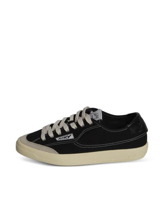 26SS 오트리 WINDSCAPE 로우 스니커즈 캔버스 SCLM CU01 Black - AUTRY