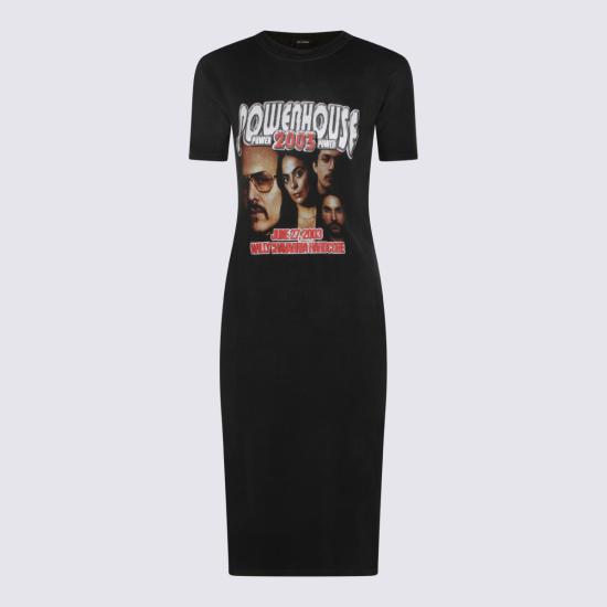 26SS 윌리 차바리아 미디 원피스 WCJSY0230 001 Black