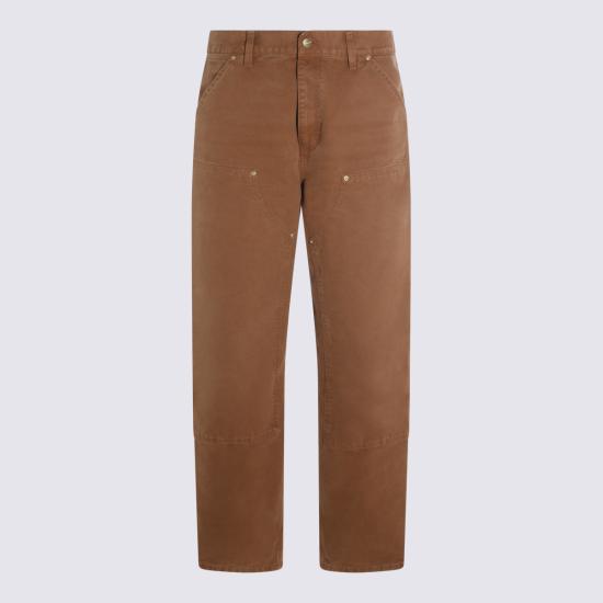 26SS 칼하트 WIP 더블 니 팬츠 I036274 HZB7 HAMILTON BROWN