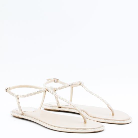26SS 르네 카오빌라 플랫 슈즈 C11574010 R001V104 Beige - RENE CAOVILLA