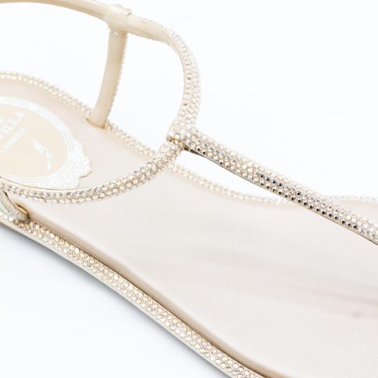 26SS 르네 카오빌라 플랫 슈즈 C11574010 R001V104 Beige - RENE CAOVILLA