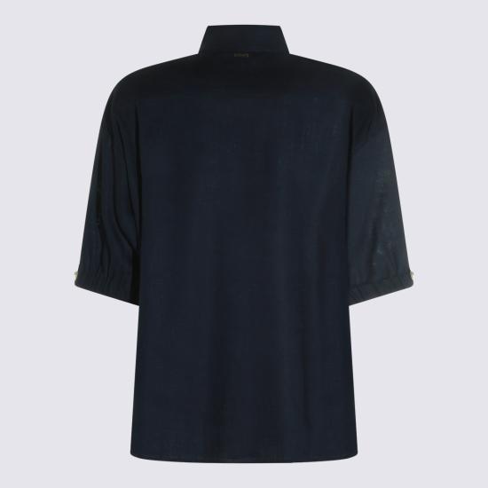 26SS 에르노 셔츠 CM000046D 126899210 Navy - HERNO