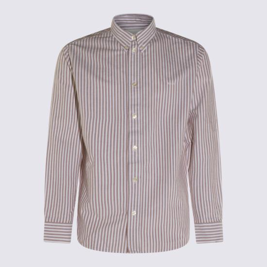 26SS 엔엔07 긴팔 셔츠 2525910247 762 TERRACOTTA STRIPE