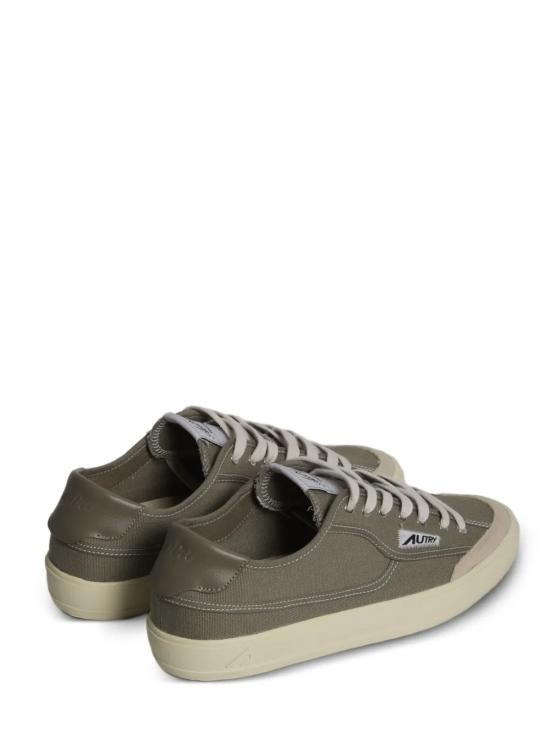 26SS 오트리 WINDSCAPE 로우 스니커즈 캔버스 SCLM CU03 Military - AUTRY