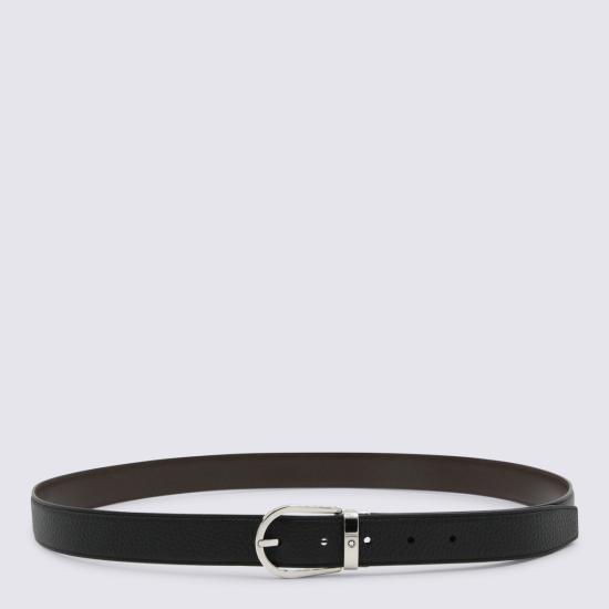 26SS 몽블랑 가죽 벨트 222151 BLACK EBONY