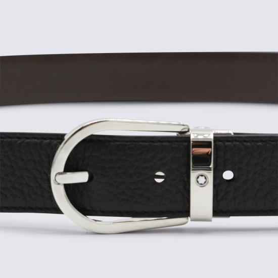 26SS 몽블랑 가죽 벨트 222151 BLACK EBONY - MONTBLANC