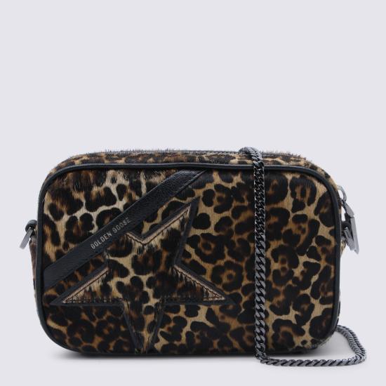 26SS 골든구스 미니 스타 크로스백 GWA00228 A00078981629 BEIGE BROWN LEO BLACK