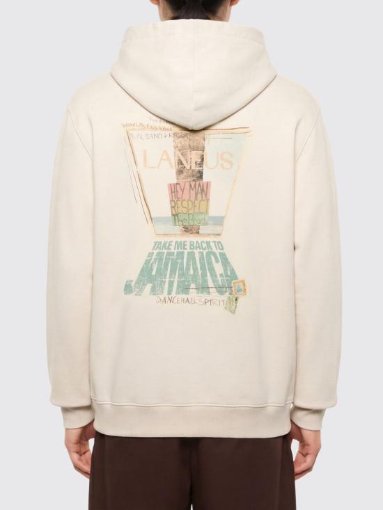 26SS 라니우스 후드 티셔츠 S6LAMAHS198 036 White - LANEUS